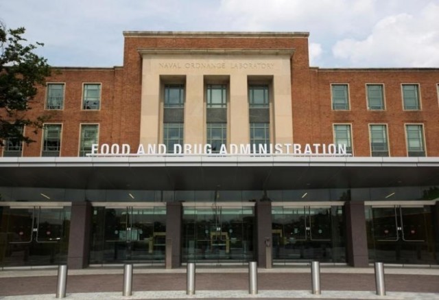 A view shows the U.S. Food and Drug Administration (FDA) headquarters in Silver Spring