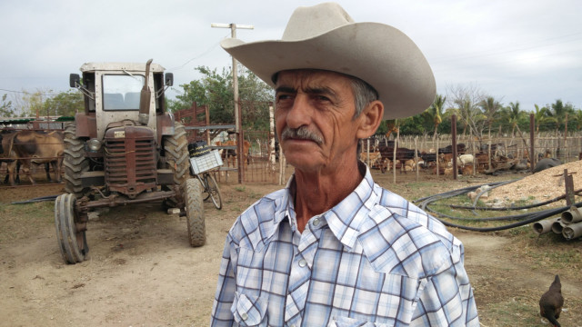 Private farmer Jorge Robles.