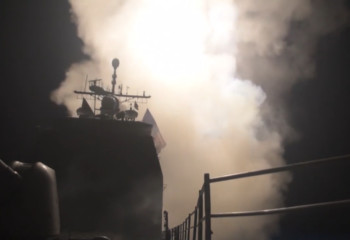 US releases video of Syria missile launch
