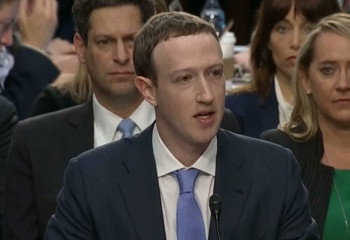 Facebook CEO Mark Zuckerberg faces questions from US lawmakers