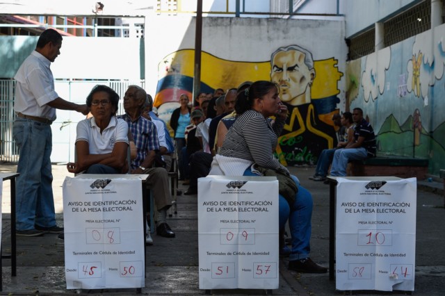 VENEZUELA-ELECTIONS-POLITICS-VOTE