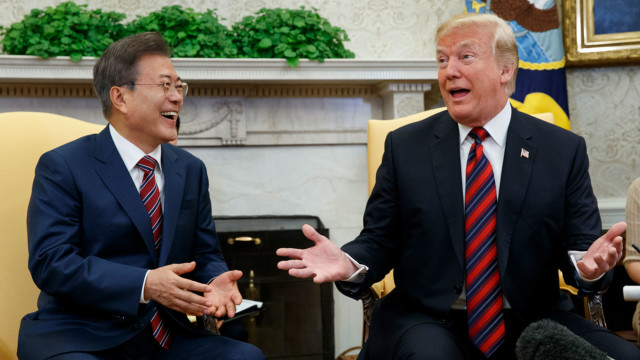 Donald Trump,Moon Jae-In