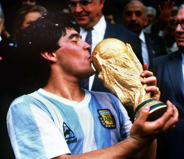 Diego Maradona 1986 World Cup Trophy