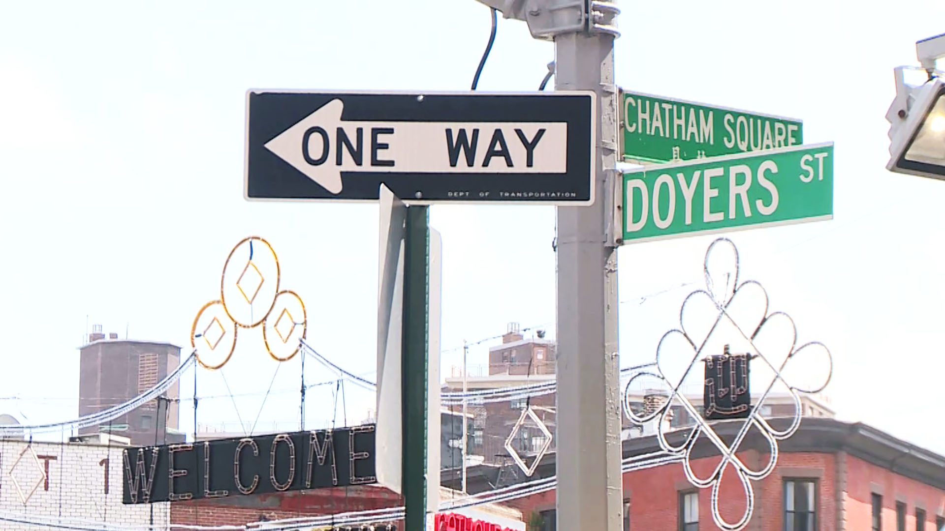 Doyers Street, Chinatown, New York - Old Photo