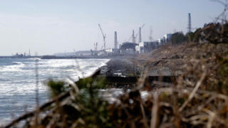 Coastline of Fukushima near nuclear plant.