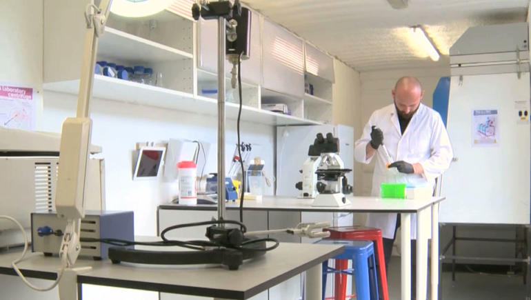 London entrepreneurs turn shipping containers into biotech start-up labs