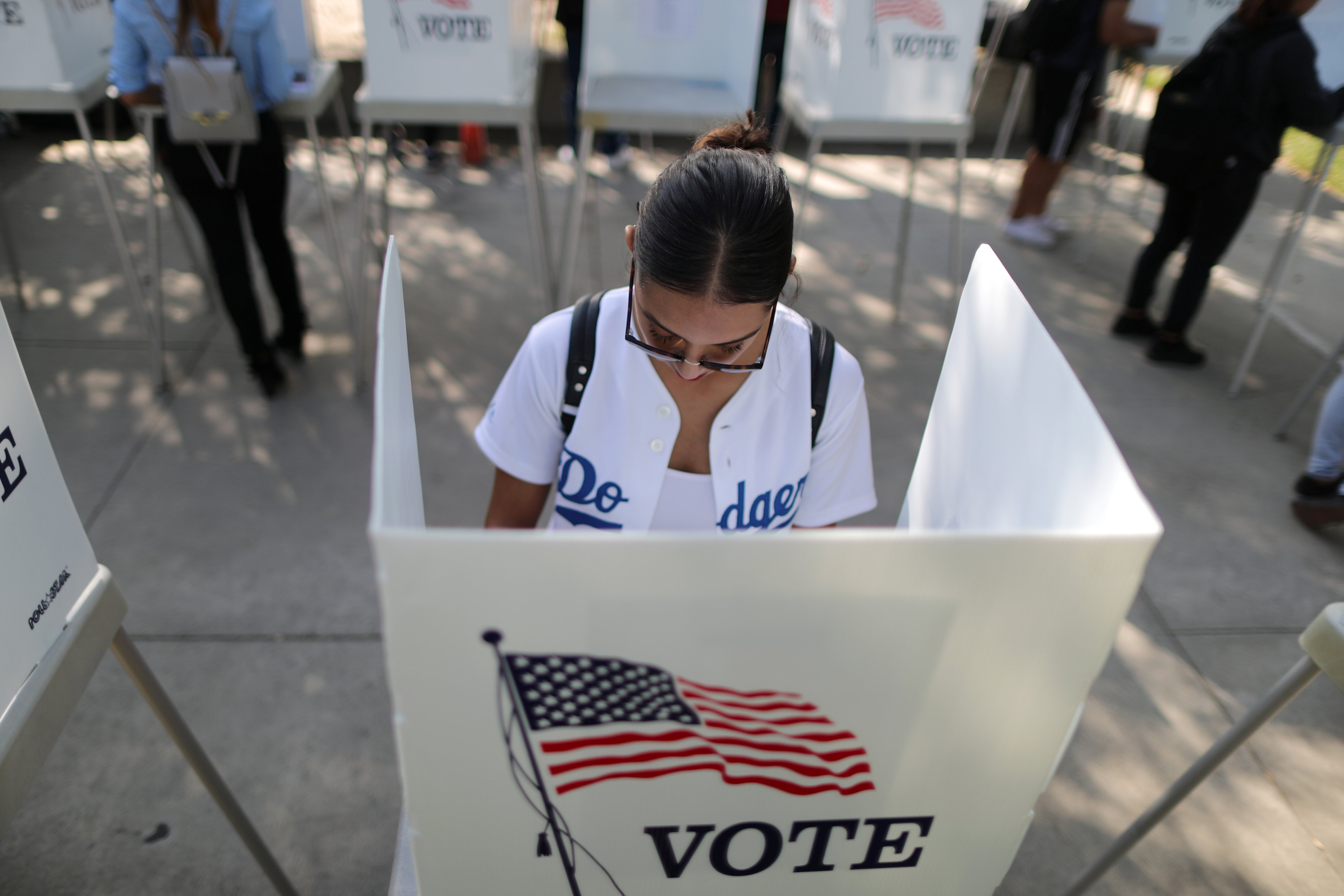 Vote system. Фото: Lucy Nicholson / Reuters.