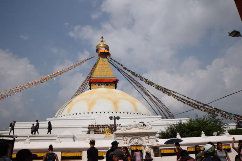 Boudhanath Stupa, one of the largest spherical stupas in Nepal .Photo/Chris Bach
