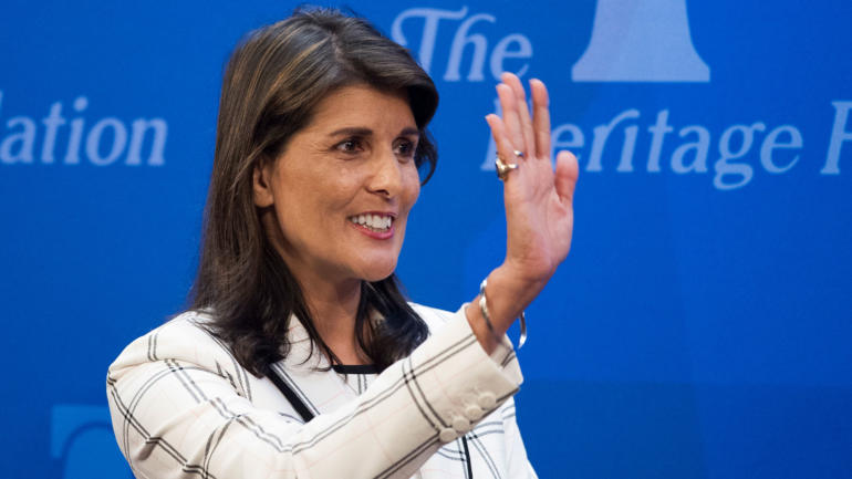 U.S. Ambassador to the United Nations Nikki Haley