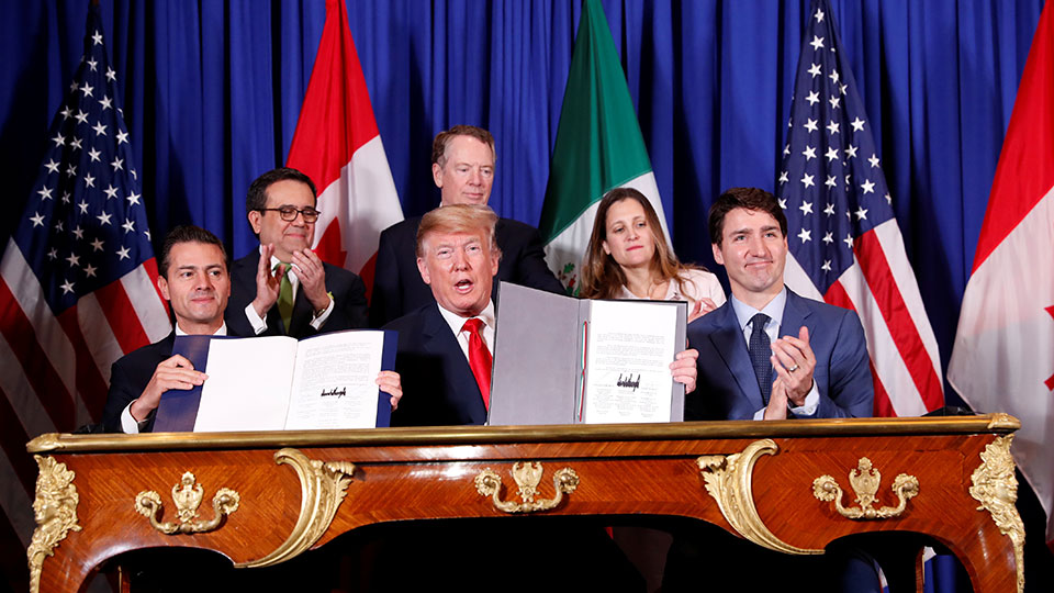 US, Mexico, Canada sign revised trade pact on sidelines of G20