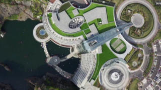 Five-star hotel New luxury digs in China carved out of a quarry