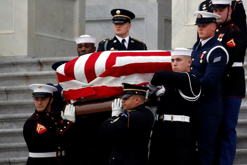 Funeral service for the former U.S. President George H.W. Bush in Washington