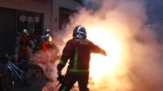 France: 135 hurt in protests; 1,000 detained