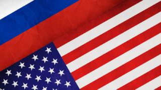 Russia-US Flags