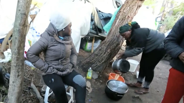 Refugees at overcrowded Samos camp face harsh winter