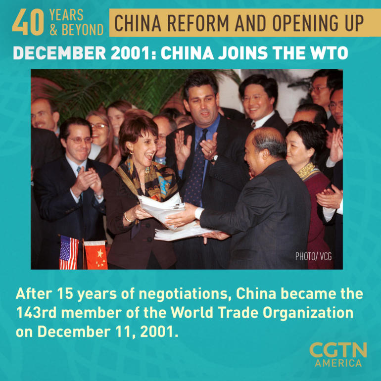 China joins WTO 1