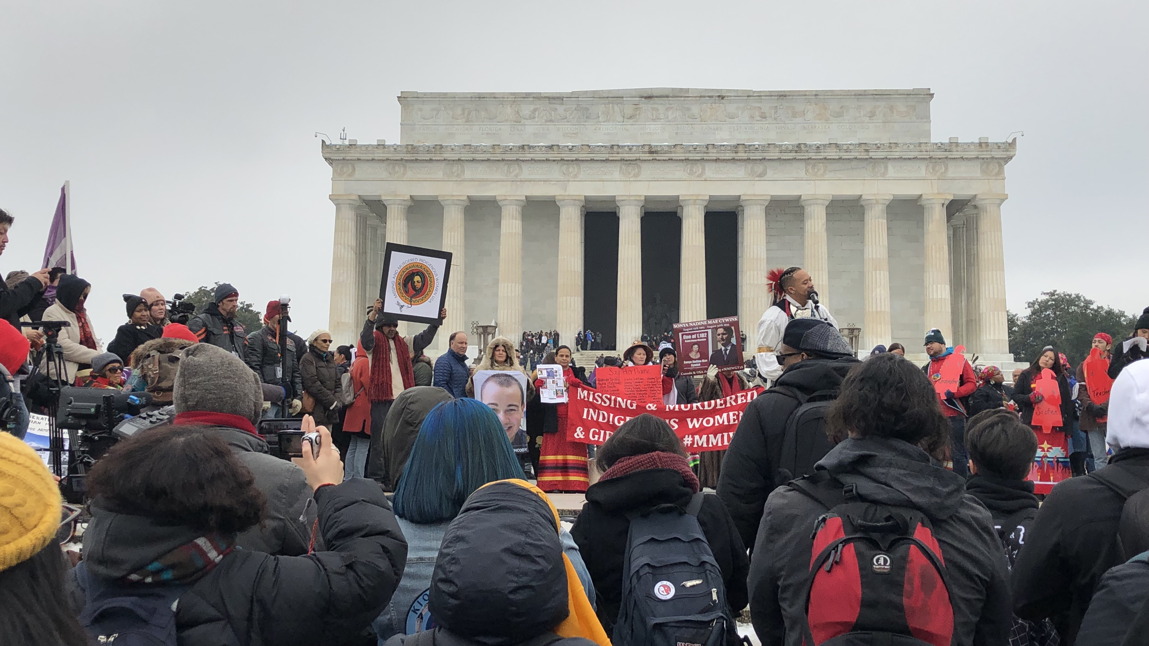 Everyone’s talking about that incident on the Lincoln Memorial — But here’s what the Indigenous People’s March actually wanted the public to know
