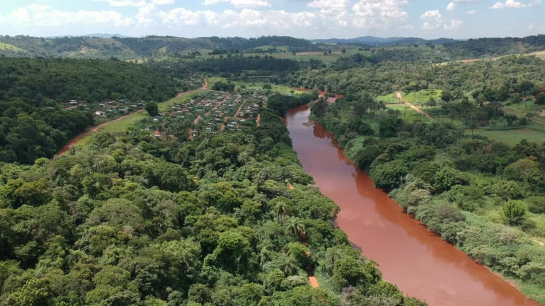 riverParaopeba River Brumadinho Brazil Mine Waste