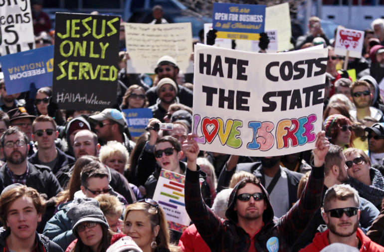 Indiana RFRA protest