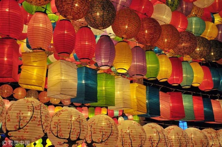 Traditional paper lanterns
