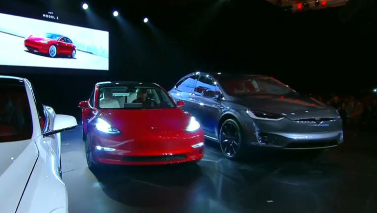 Tesla gives sneak peak of its latest Model Y electric vehicles