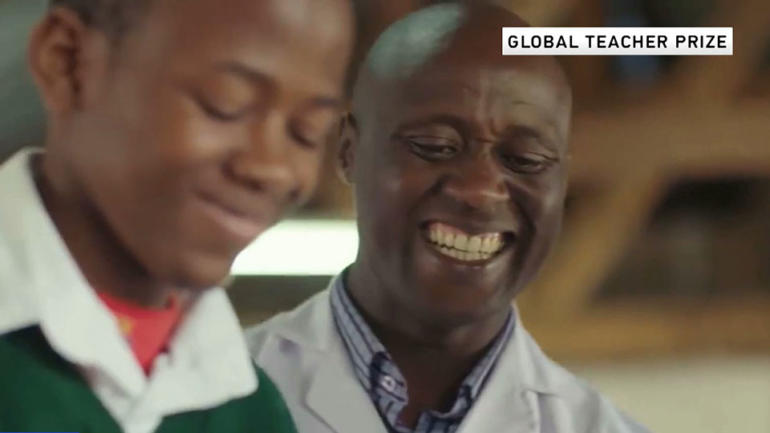 Kenyan science teacher wins million-dollar global teaching award
