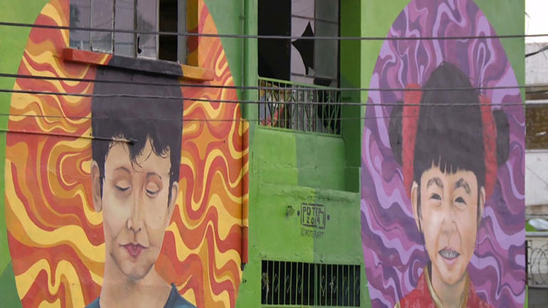 Murals celebrate Chinese influence in Mexican border town