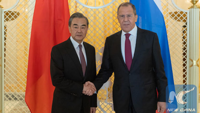 Chinese Foreign Minister Wang Yi focuses on China-Russia relations in Sochi