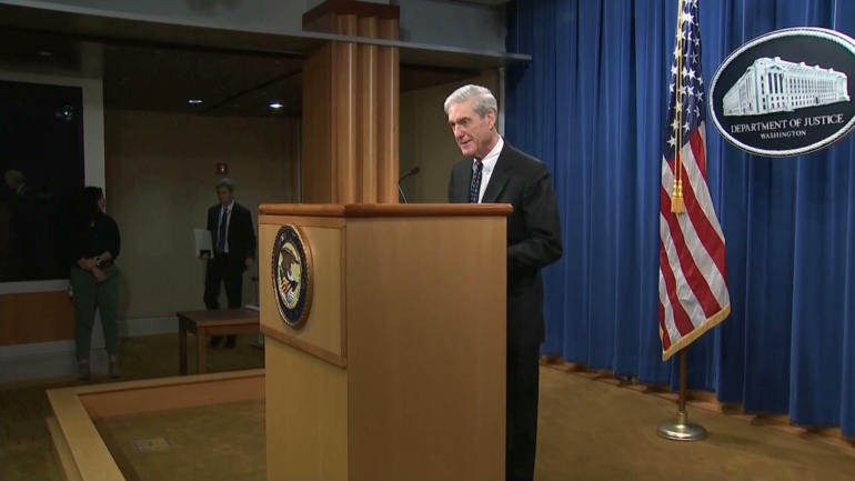 Mueller makes first public statement on Russia probe