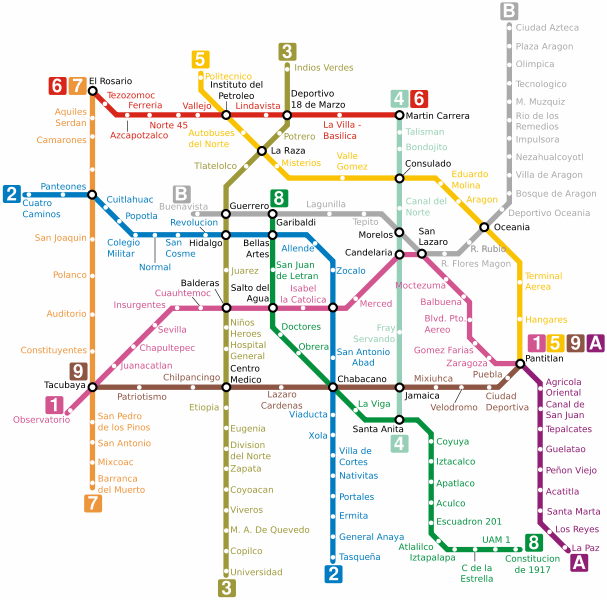 Mexico City Metro Photo/ Sistema de Transporte Colectivo