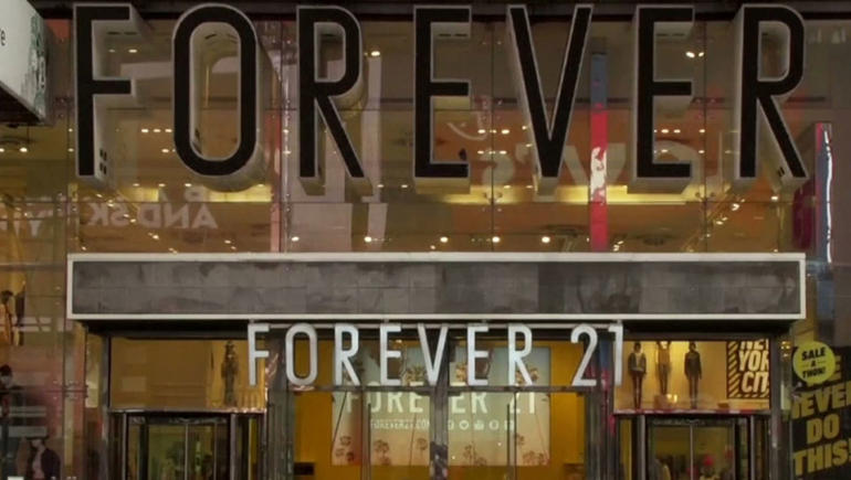 Forever 21 not forever anymore after filing bankruptcy in changing retail landscape