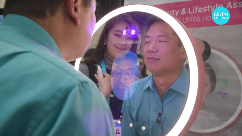 AI mirror can show how to help your skin