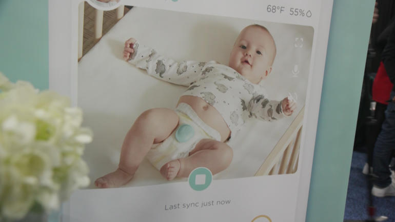 Sensor monitors your baby's diaper for more than just changing