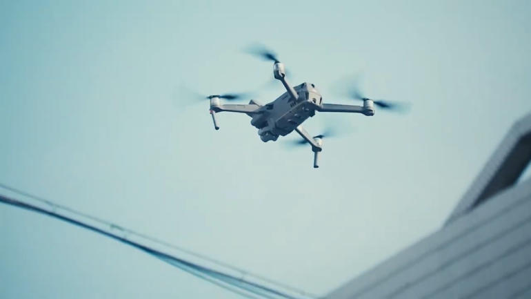 A city in China is using a drone to teach people about the coronavirus