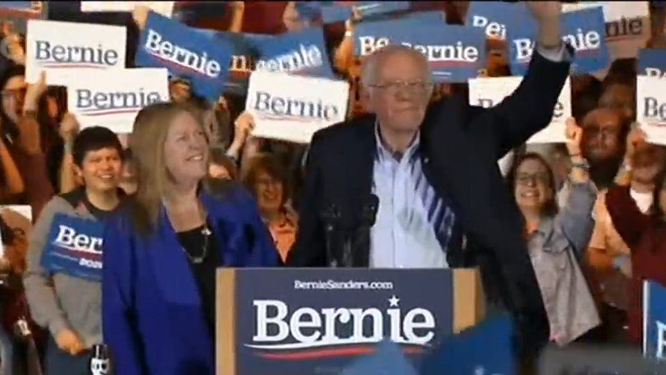 U.S. Presidential Candidate Bernie Sanders Projected Winner Of Nevada ...