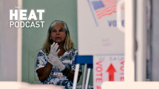 Poll worker in Florida on Tuesday's primary.