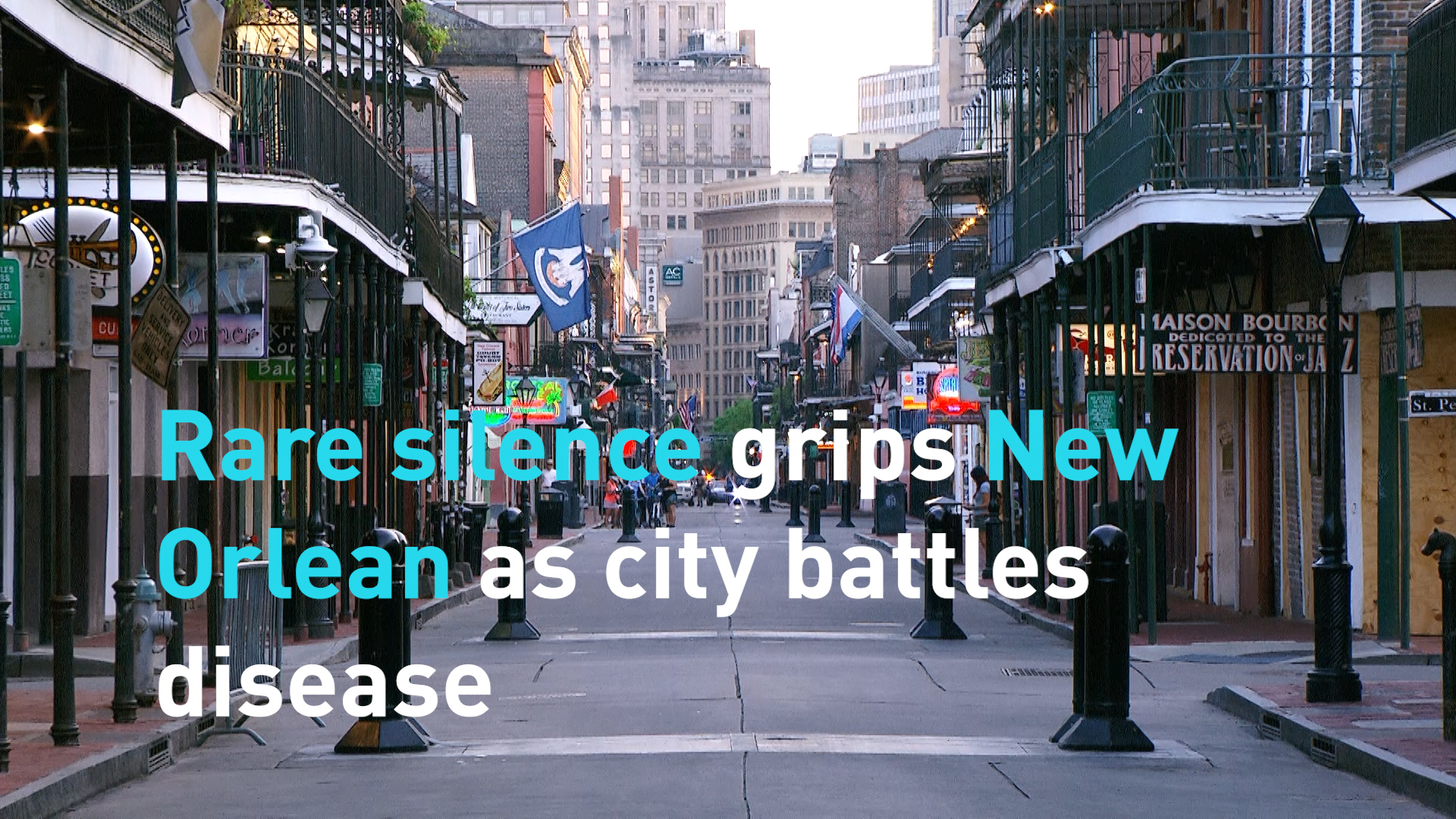 Rare silence grips New Orleans as city battles disease