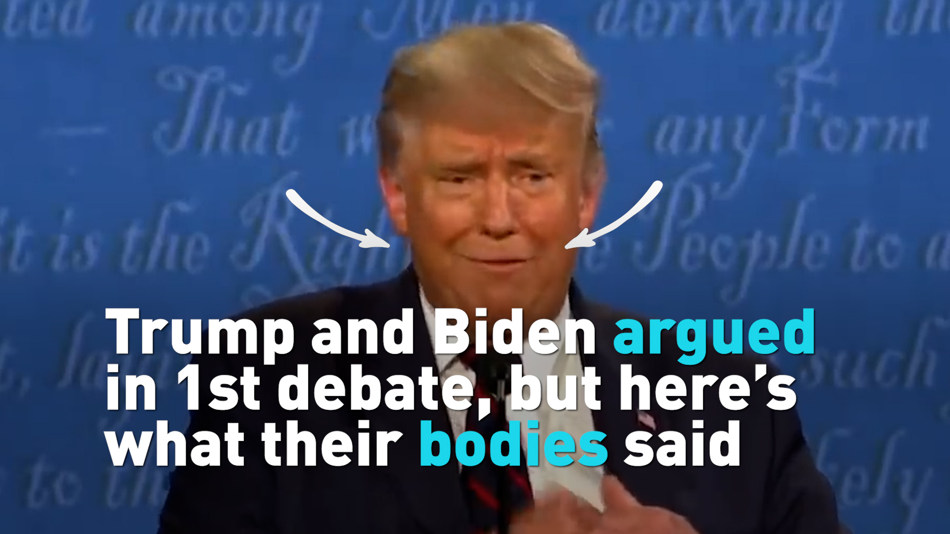 Trump and Biden argued in 1st debate, but here’s what their bodies said
