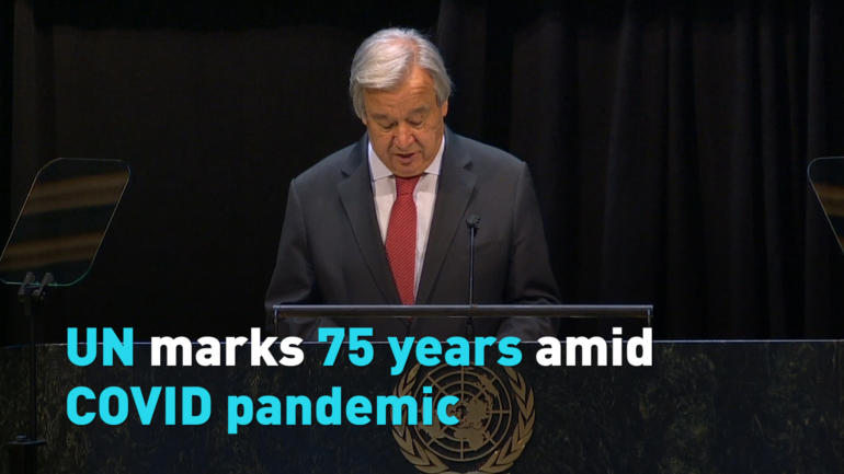 UN marks 75 years amid COVID pandemic