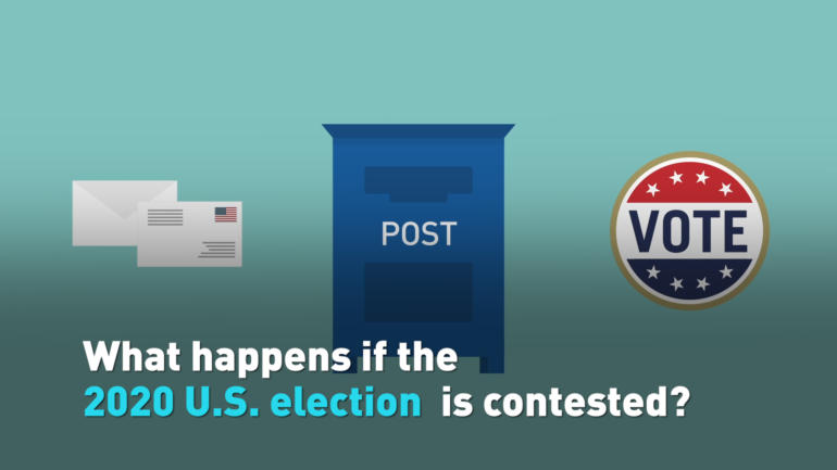 What happens if the 2020 U.S. election is contested?