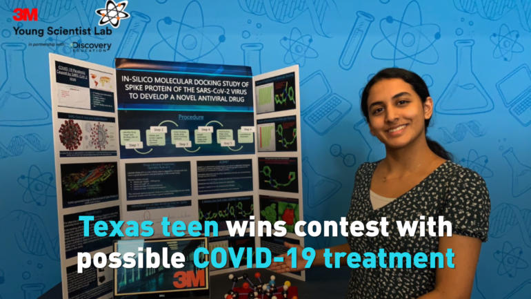 Texas teen wins contest with possible COVID-19 treatment
