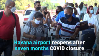 Havana airport reopens after seven months COVID closure