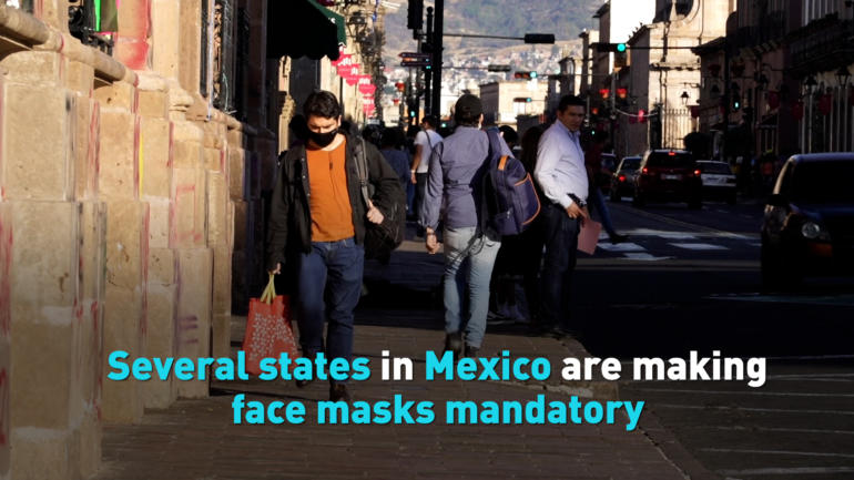 Several states in Mexico are making face masks mandatory