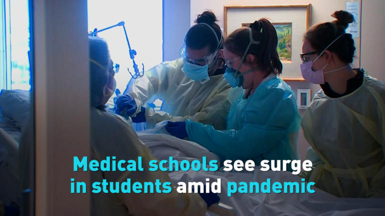 Medical schools see surge in students amid pandemic