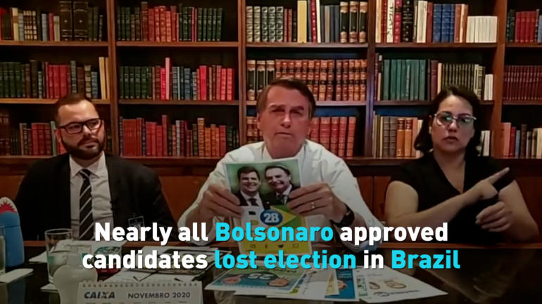 Nearly all Bolsonaro approved candidates lost election in Brazil