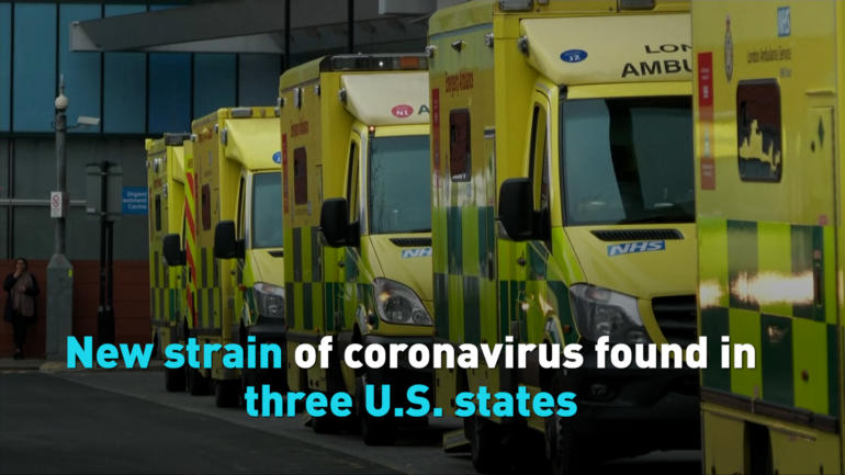 New strain of coronavirus found in three U.S. states