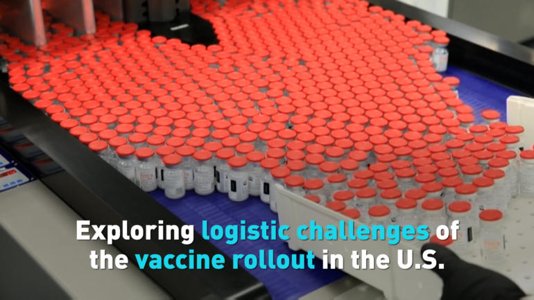 Exploring logistic challenges of the vaccine rollout in the U.S.