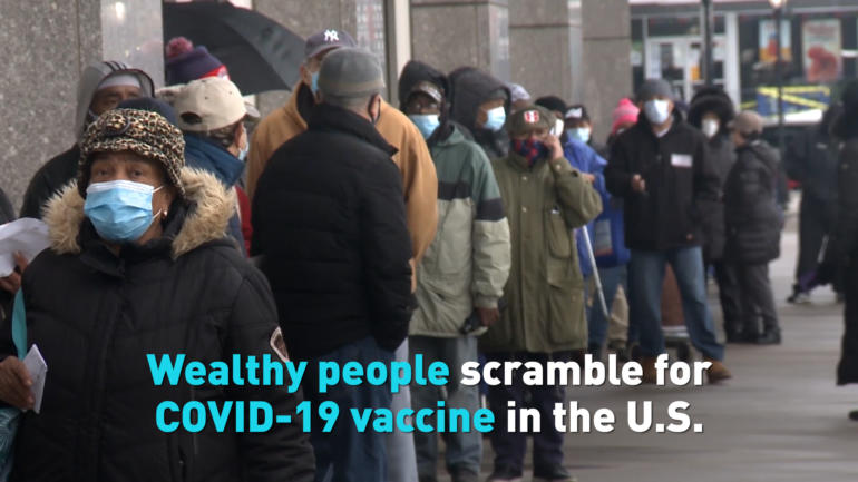 Wealthy people scramble for COVID-19 vaccine in the U.S.