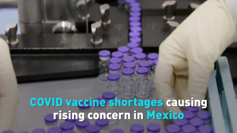 COVID vaccine shortages causing rising concern in Mexico