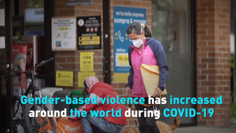 Gender-based violence has increased around the world during COVID-19